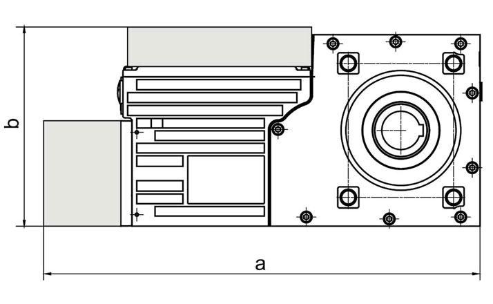 滑入式齒輪減速電機緊湊型AG160選項